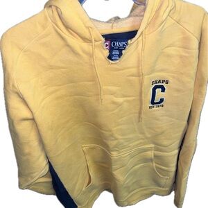 Ralph Lauren Chaps Vintage Yellow  & Navy Hoodie Men’s XL